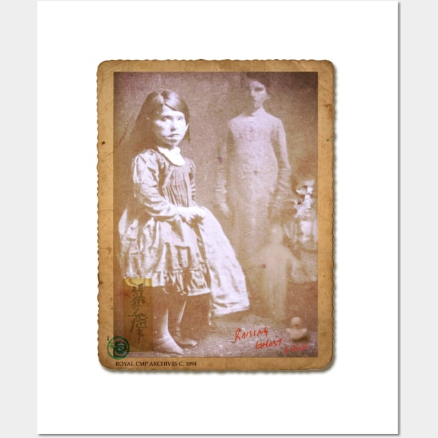 Caught Raising Ghost Child | Archival Spirit Photography | Ghost Captured on Camera | 1894 Wall Art by Tiger Picasso